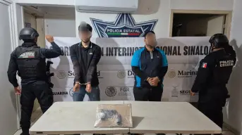 Robo frustrado en Culiacán: detienen a dos hombres con arma de fuego y dinero tras asaltar a usuario de cajero