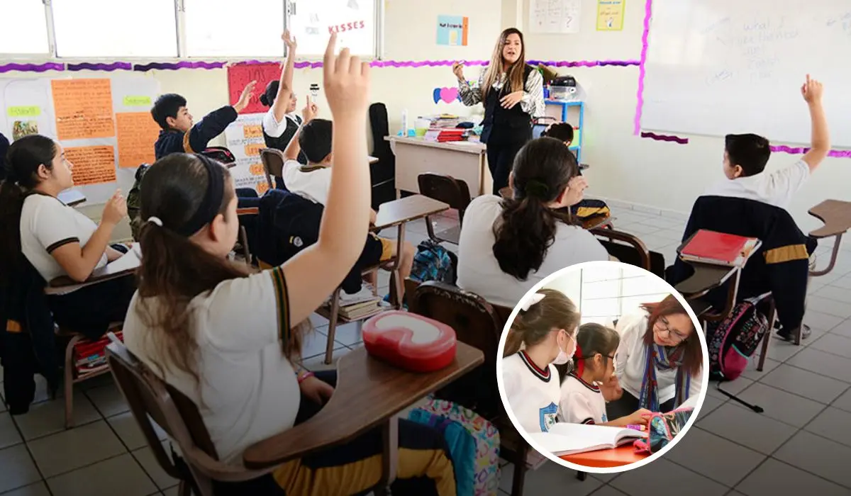 Ultimo día de clases que asisten los estudiantes en México Foto: Secretaria del Gobierno