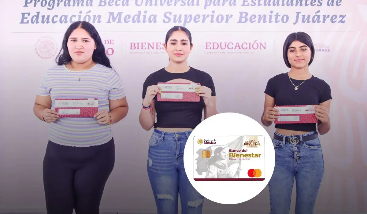 Esta es la manera en la que se te notificará cuando recoger tu tarjeta de la beca. Foto: Gobierno de México.