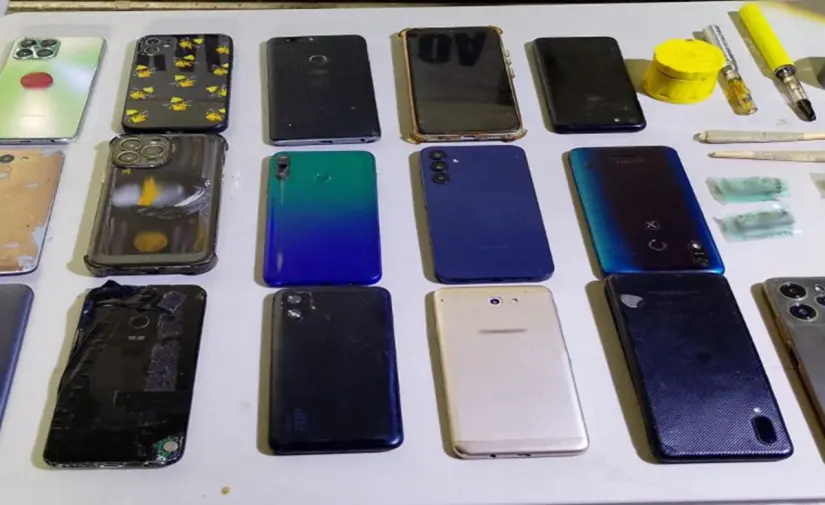 Celulares decomisados penal de Mazatlán