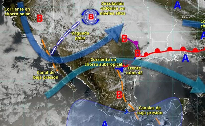 Frente frío 42 llegará a México con bajas temperaturas y heladas: lista de estados que afectará