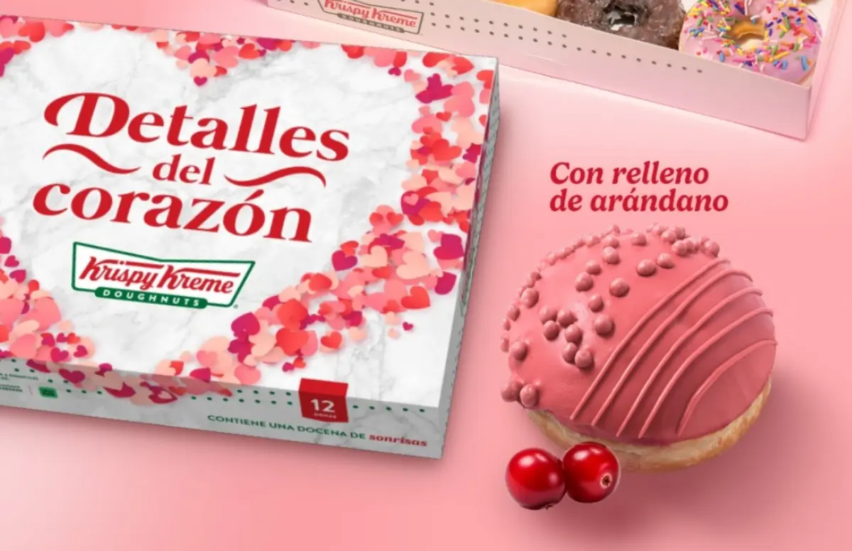 La Dona Mamá es un festín de sabores que evocan la dulzura de mamá. Imagen: Krispy Kreme México