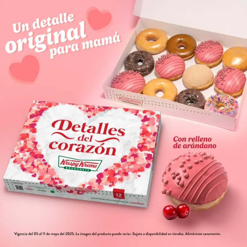 Krispy Kreme celebrará el Día de las Madres 2025 con su nueva Dona Mamá