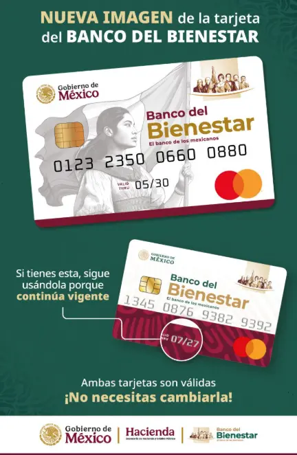 ?Conoce la nueva imagen de la Tarjeta Bienestar. Foto: cortesía