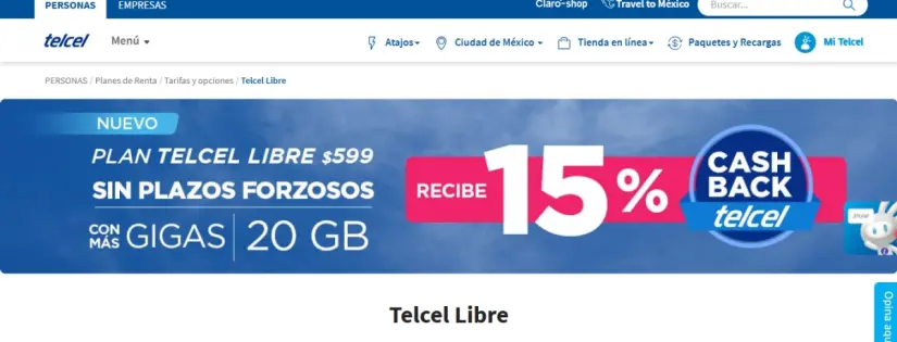 Telcel lanza nuevos planes sin plazos forzosos