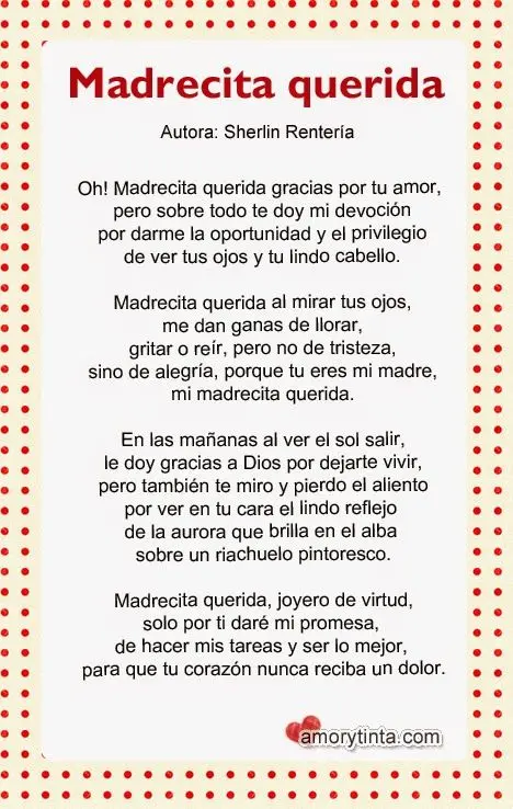 Poema del Día de las Madres