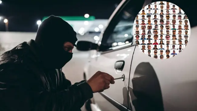 Los detenidos están presuntamente relacionados con 7 bandas delictivas dedicadas al robo de autos. Edición de foto: TBN