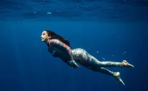 ¡Nuevo récord! La apneísta Camila Jaber impone nueva marca nacional de buceo libre o apnea en cenote