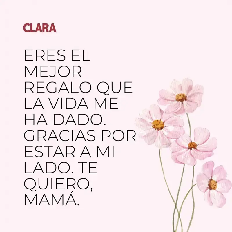 Sorprende a mamá con estas frases emotivas. Foto. Clara.