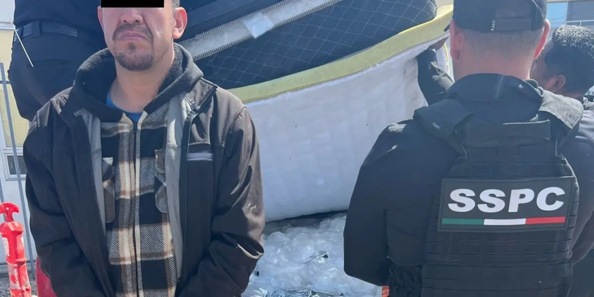 En Baja California detienen a un hombre que transportaba 200 kilos de metanfetamina.