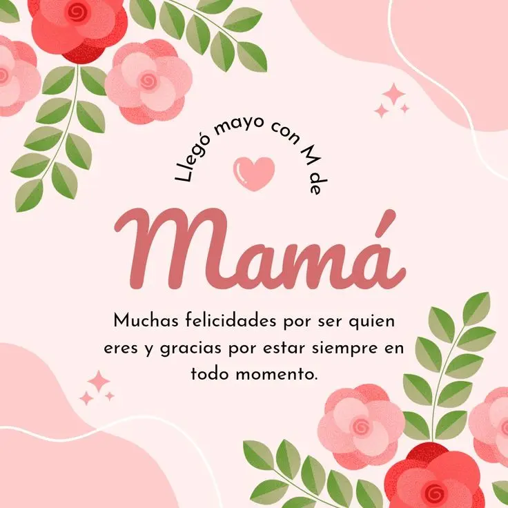 Hazle saber a mamá lo agradecido que estás con ella. Foto: Pinterest. Hazle saber a mamá lo agradecido que estás con ella. Foto: Pinterest.