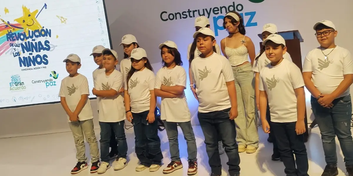 Niñas y niños se convierten en agentes de cambio en el más reciente Informe de Paz de Construyendo Paz IAP. Foto: Juan Madrigal