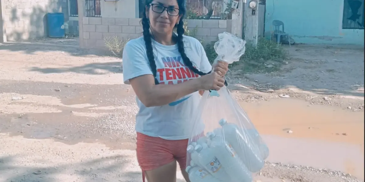Con la esperanza de ofrecer a sus hijos una vida mejor, Imelda Lince Valdés va cargando sobre sus hombros la responsabiliad y el amor por lo que hace.