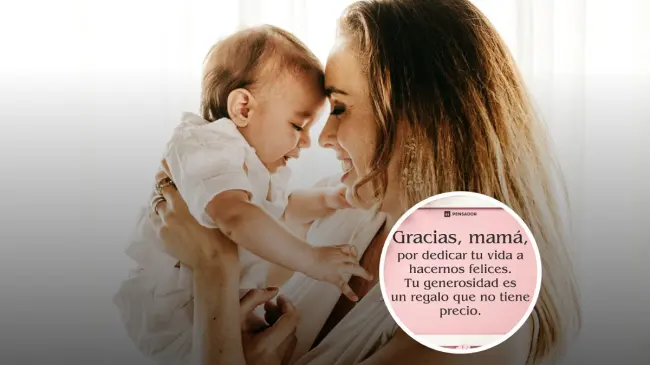 En este Día de las Madres, celebra a mamá con estas frases cortas. Foto: Cortesía.