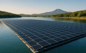 México innova con su primera planta solar flotante: energía limpia sobre el agua