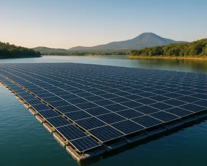 México innova con su primera planta solar flotante: energía limpia sobre el agua
