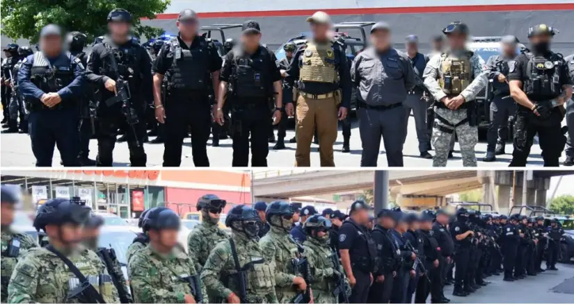 Lugares donde se hicieron los cateos en CDMX y Edomex. Foto: Cortesía