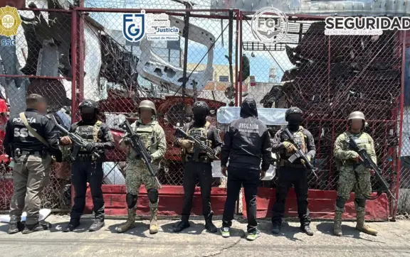 Operativo Fortaleza: se llevan a cabo cateos en CDMX y Edomex y aseguraron 2 mil 800 toneladas de autopartes