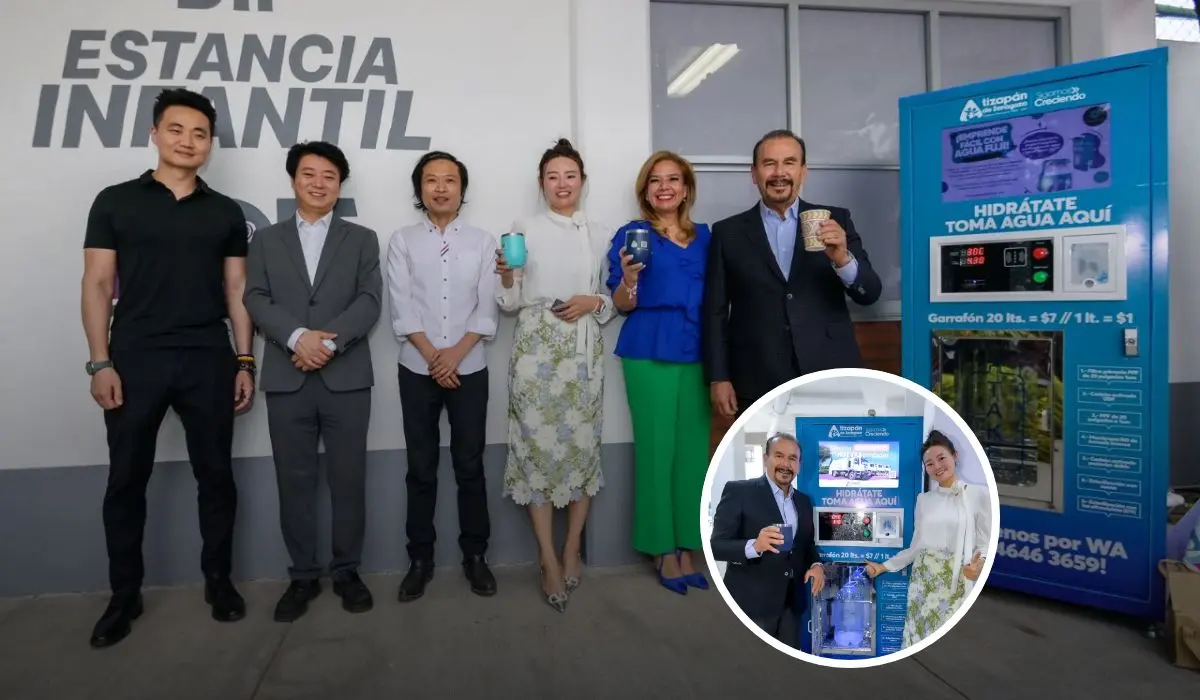 Máquinas expendedoras que brindarán agua potable a la población de Atizapán de Zaragoza