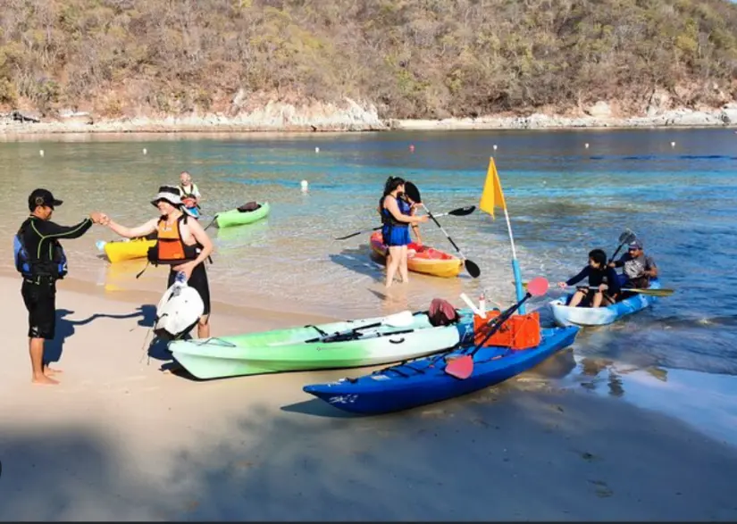 Disfruta de practicar Kayak. Foto: cortesía