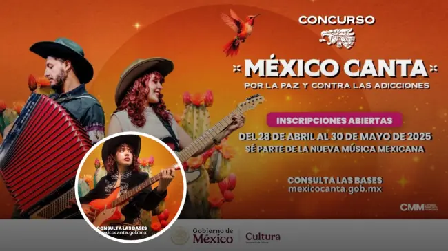Cómo participar en la convocatoria México Canta y se registran más de 5mil proyectos musicales
