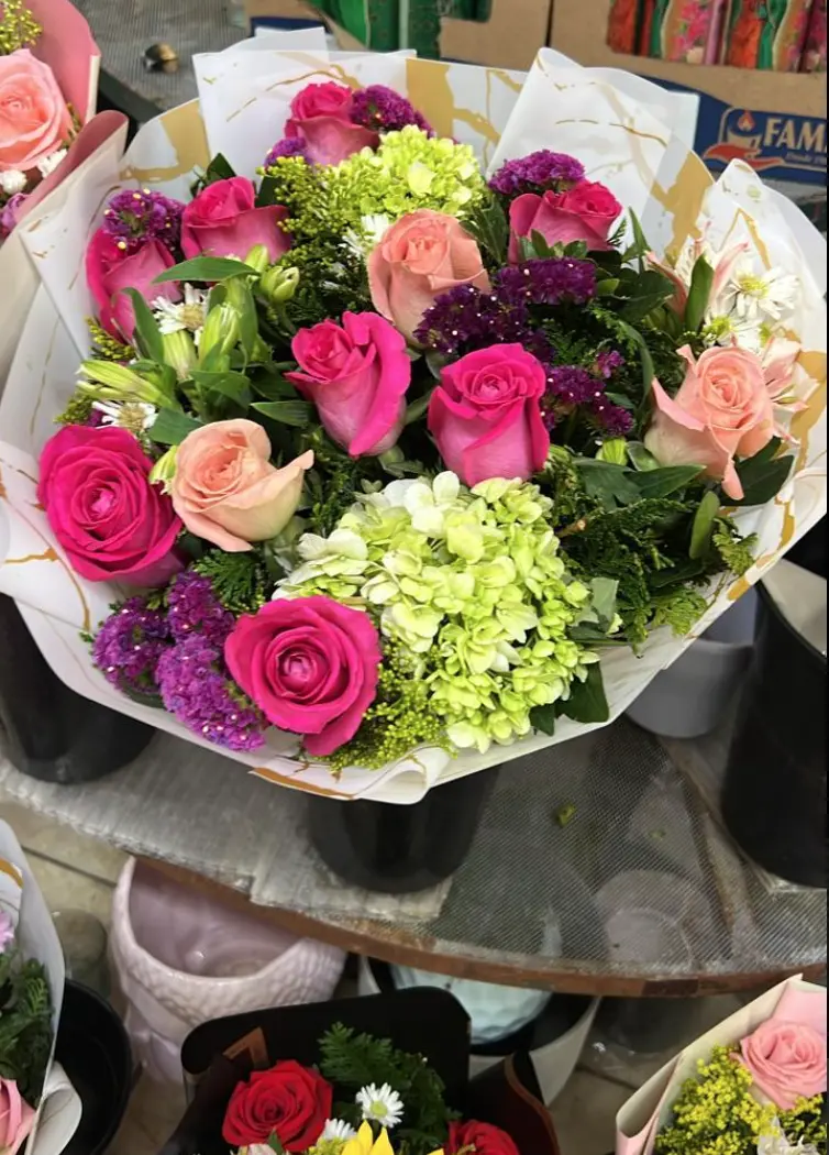 Precios de las flores para el día de las madres. Foto: cortesía