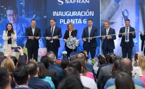 Industria aeroespacial: Se inaugura en Chihuahua nueva planta de Safran