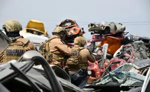 Recuperan 2.8 mil toneladas de autopartes robadas en CDMX y Edomex con Operación Fortaleza