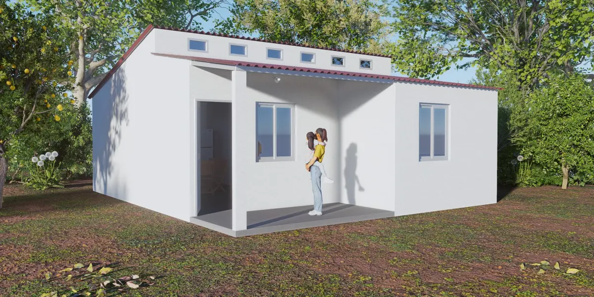 De esta manera estarán diseñadas las casas del programa Viviendas del Bienestar. Foto: Unsplash.