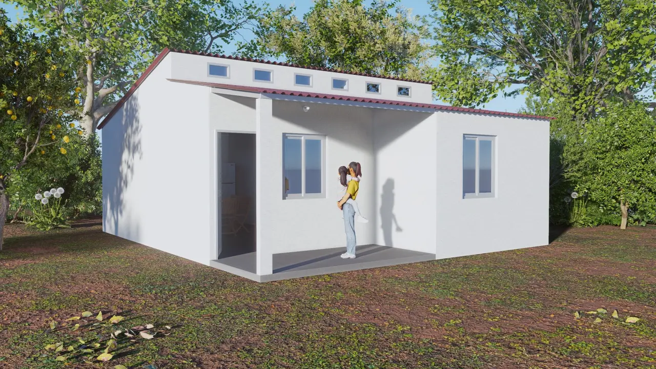 De esta manera estarán diseñadas las casas del programa Viviendas del Bienestar. Foto: Unsplash.