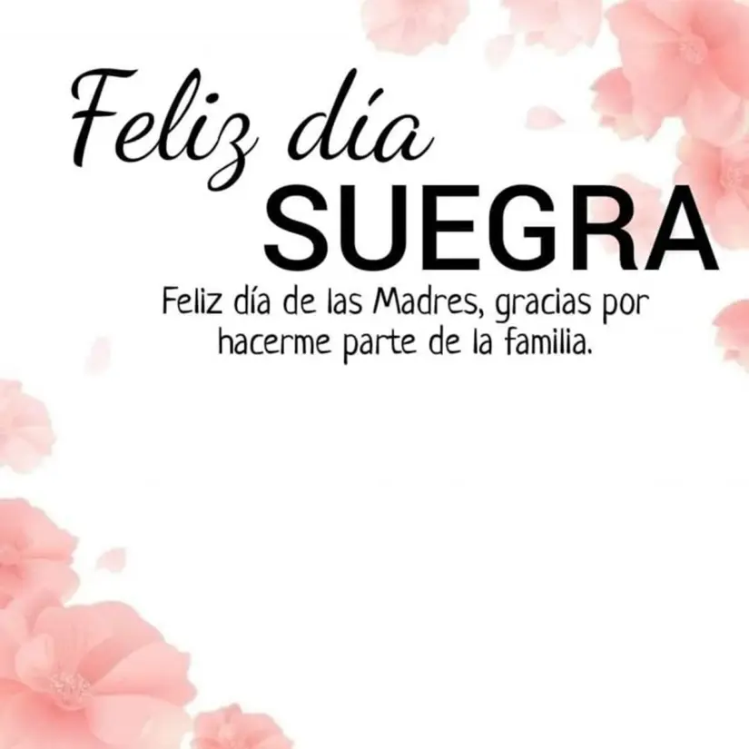 Frases bonitas para mi suegra en el Día de las Madres