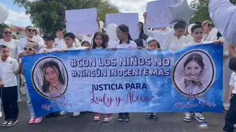 No podemos permitir que la violencia nos arrebate la infancia: Rinden homenaje y manifestación pacífica para Alexa y Leydi, niñas asesinadas en Badiraguato