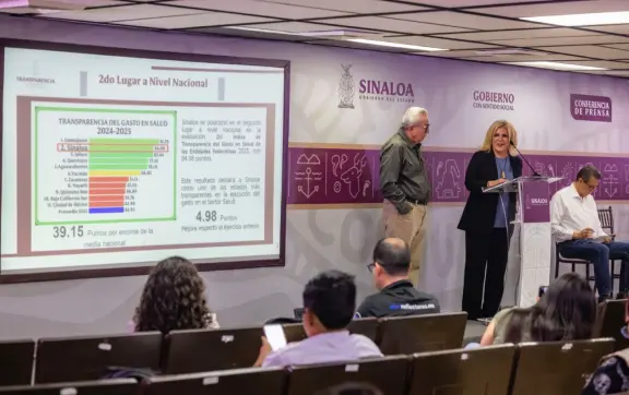 Sinaloa ya es segundo lugar en transparencia de salud, dejó de ser el "hoyo negro": Rocha