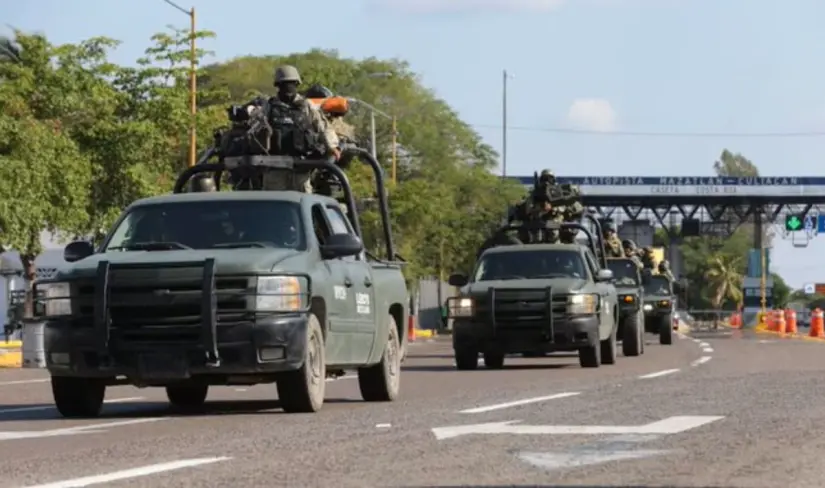 Las fuerzas de seguridad en Sinaloa en una lucha constante contra el crimen. Foto: cortesía