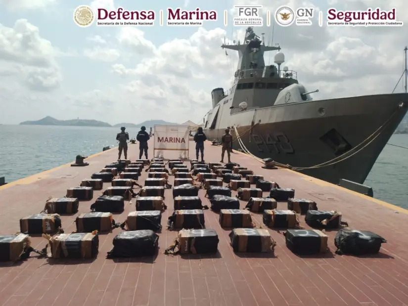Droga asegurada en Guerrero. Droga asegurada en Guerrero.
