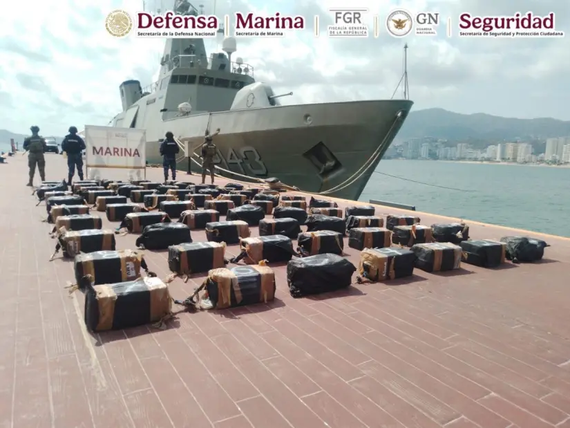 Droga asegurada en Guerrero. Droga asegurada en Guerrero.