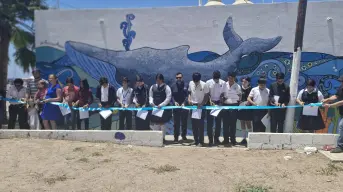 Va’ llena de paz’ es el mural que une arte, juventud y medio ambiente en Altata