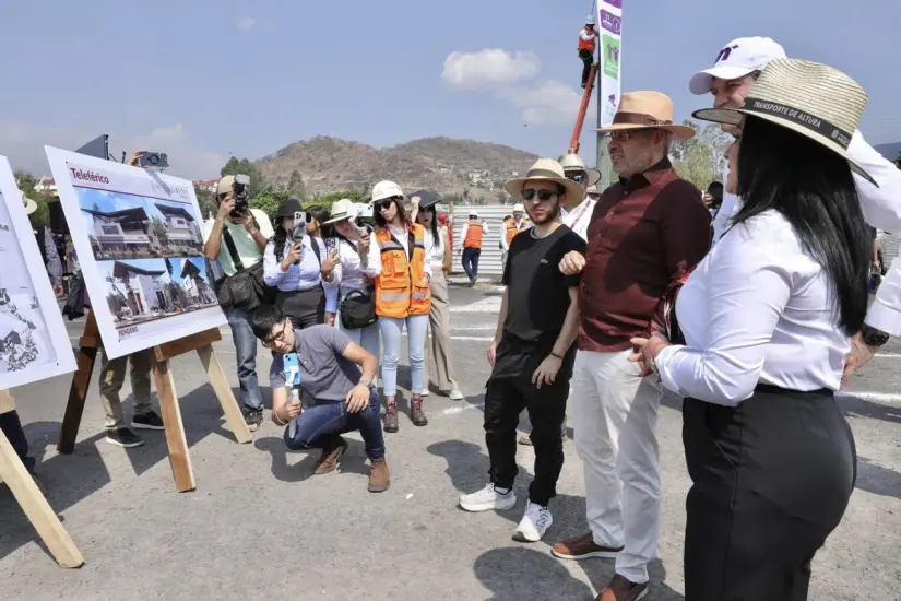 Arranque de la construcción del nuevo teleférico en Morelia, Michoacán. Foto: Gobierno de Michoacán Arranque de la construcción del nuevo teleférico en Morelia, Michoacán. Foto: Gobierno de Michoacán