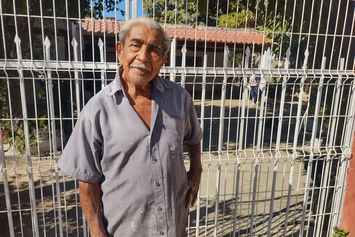 Leoncio Quiroz Moreno está a punto de llegar a las 9 décadas de vida, tiempo en que ha vivido en Loma de Rodriguera.