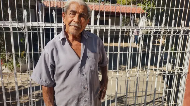 Leoncio Quiroz Moreno está a punto de llegar a las 9 décadas de vida, tiempo en que ha vivido en Loma de Rodriguera.