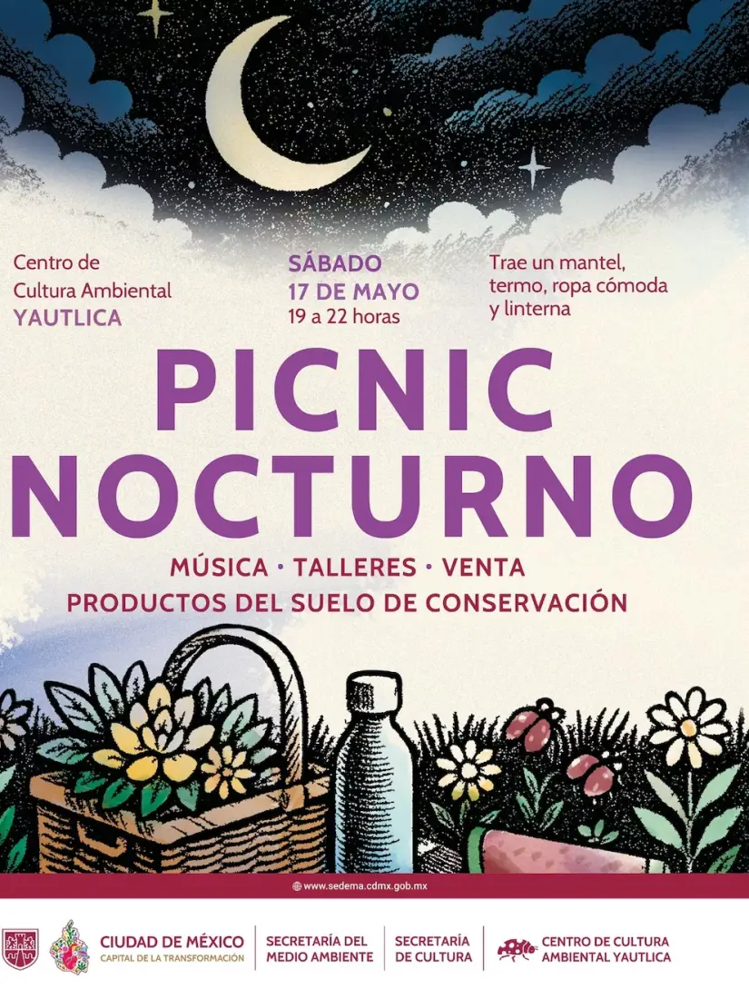 No te pierdas la oportunidad de asistir al Picnic Nocturno este sábado 17 de mayo. Foto: cortesía. No te pierdas la oportunidad de asistir al Picnic Nocturno este sábado 17 de mayo. Foto: cortesía.