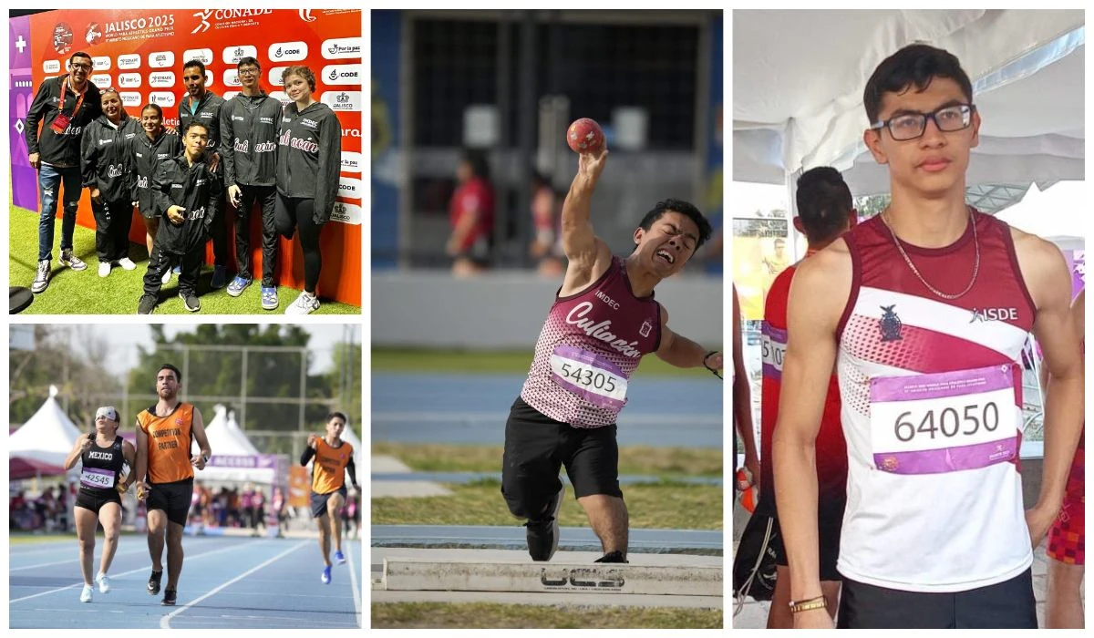 Con talento y corazón, atletas de Culiacán conquistaron el podio en el Grand Prix de Paraatletismo, dejando en alto el nombre de su comunidad. Fotos: IMDEC