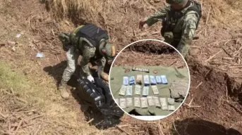 Decomiso millonario en Sinaloa; hallan más de 2 millones de pesos abandonados en Mocorito
