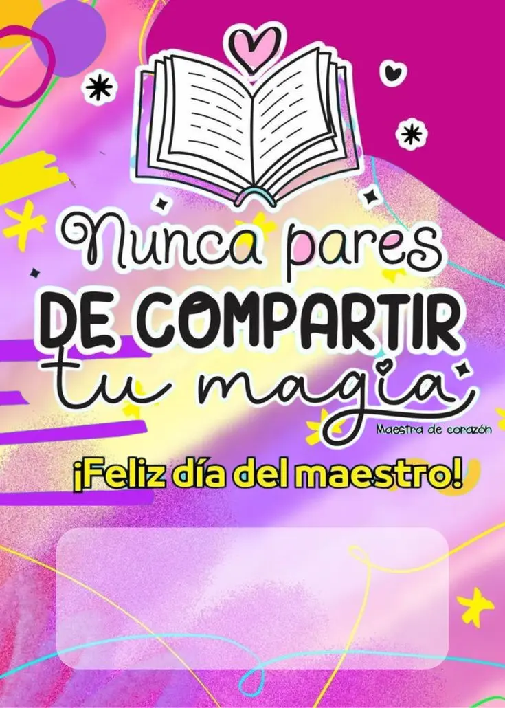 Imágenes del feliz Día del Maestro