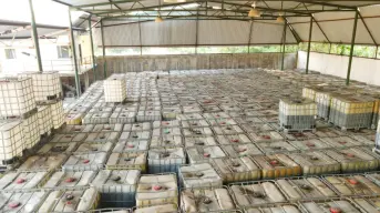 Mas de un millón de litros de hidrocarburo fueron asegurados en Tabasco