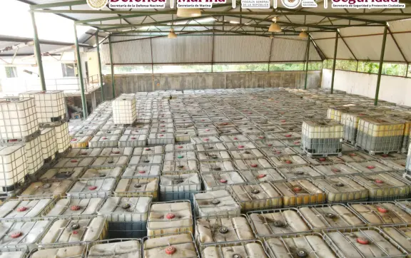 Mas de un millón de litros de hidrocarburo fueron asegurados en Tabasco