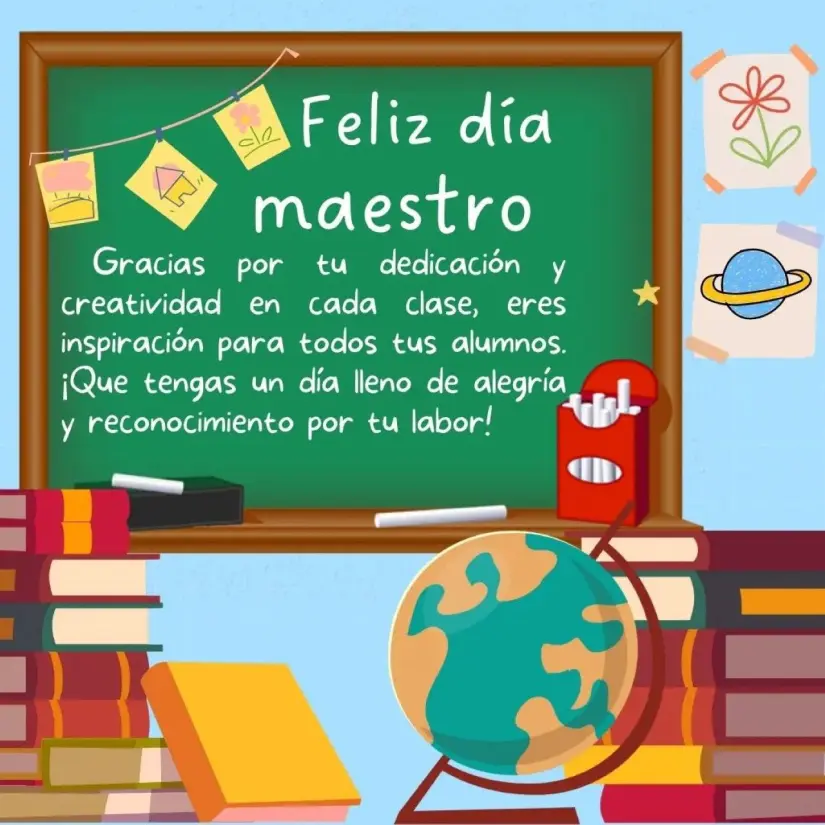 Mensajes de feliz Día del Maestro. Foto: Pinterest