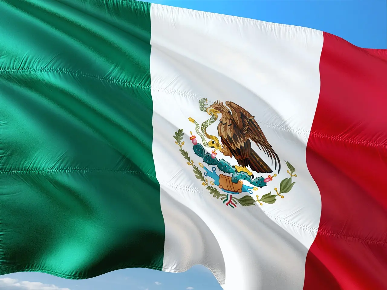 Bandera de México. Imagen. Pixabay.
