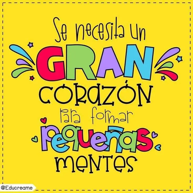 imagen recuadro Palabras bonitas para decirle al maestro o maestra en el Día del Maestro
