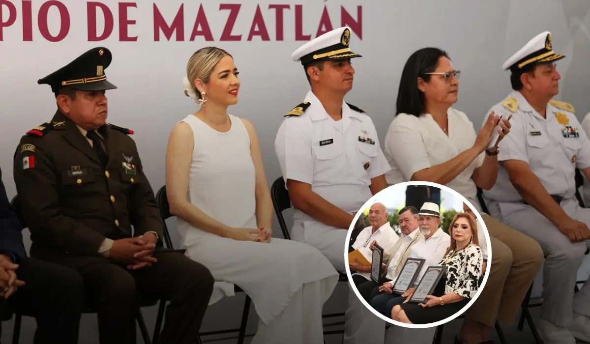 Con aplausos y al compás de los Honores a la Bandera, maestros fueron homenajeados tras 25 años de educar. Foto: Cortesía.